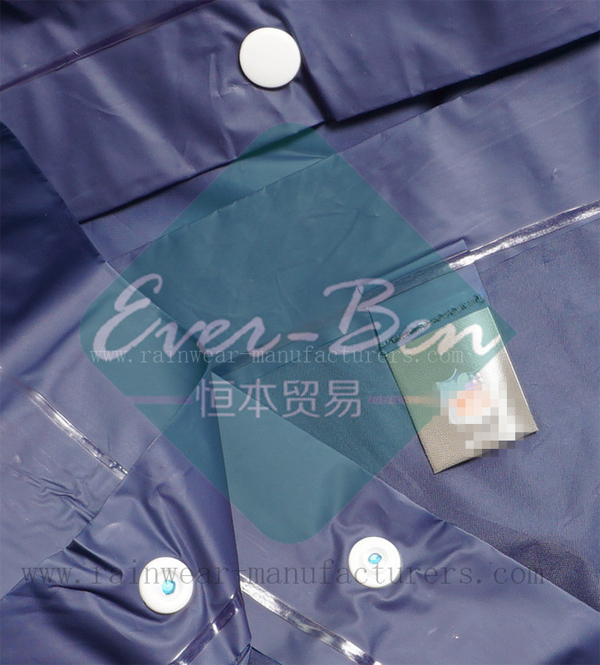 NFSS PEVA plastic rain capes factory